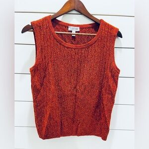 Vintage St. John Sport Orange Sweater Vest